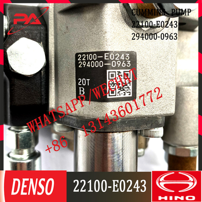 Bơm phun nhiên liệu diesel chất lượng tốt nhất 294000-0963 cho HINO 22100-E0243 294000-0963