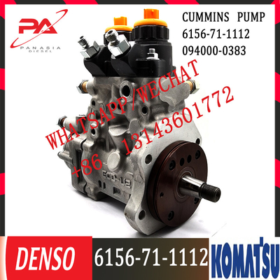 SAA6D125E-3 Máy bơm phun dầu diesel cho KOMATSU PC450-7 6156-71-1112 0940000383