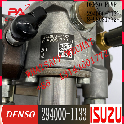 Máy bơm phun nhiên liệu diesel đường sắt chung 294000-1133 Cho Isuzu 8-98081772-1