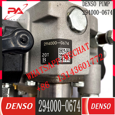 Bơm phun nhiên liệu HP3 được phục hồi của DENSO 294000-0674 cho động cơ diesel SDEC SC5DK