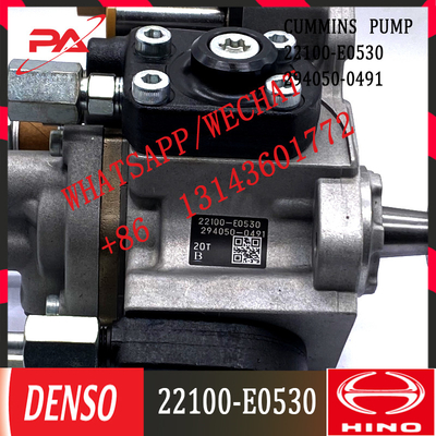 DENSO Nhiên liệu diesel Máy bơm phun nhiên liệu HP4 294050-0491 22100-E0530 cho Hino YM7 2940500491