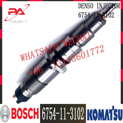 6745-11-3102 Máy xúc Komatsu PC300-8 Động cơ Diesel SAA6D114E-3 Kim phun nhiên liệu 6745-11-3100 6745-11-3102