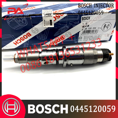 Đầu phun đường ray thông dụng Diesel của Bosch 0445120059 cho Komatsu Cummins SAA6D107E-1 3976372